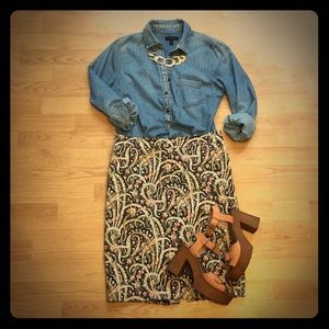 J.Crew No.2 Stretch Pencil Skirt